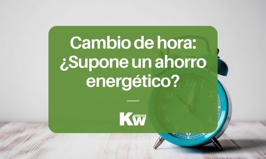 Cambio de hora: ¿Supone un ahorro energético?