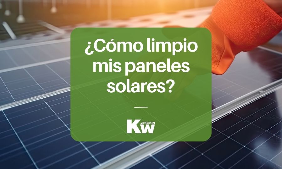 ¿Cómo limpio mis paneles solares?
