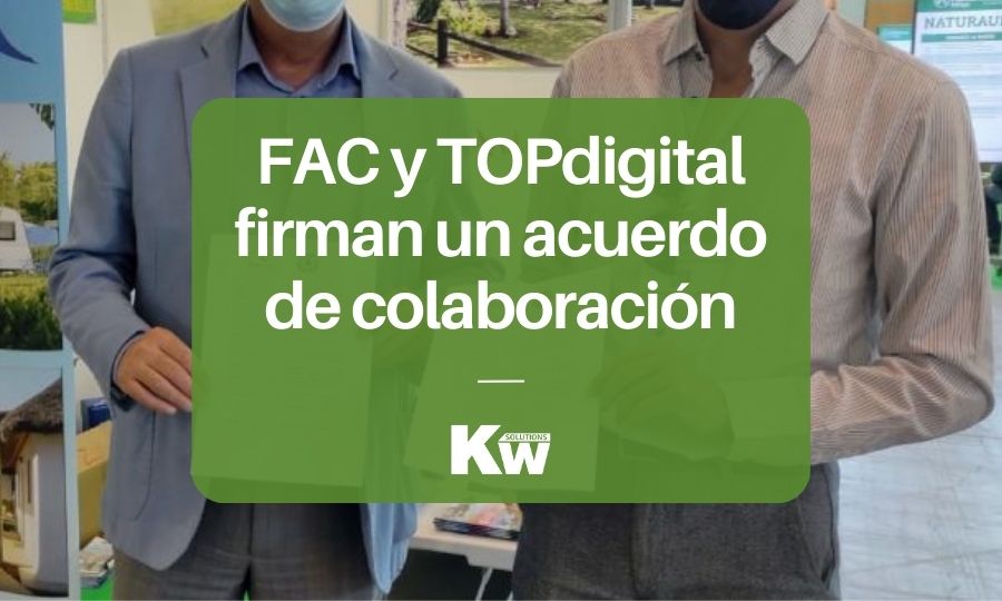 FAC y TOPdigital firman un acuerdo de colaboración para fomentar la energía verde